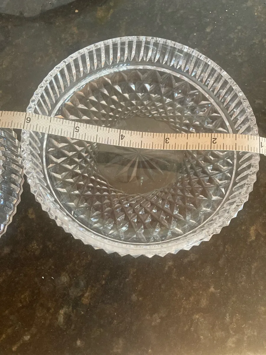 Pr Waterford Crystal wine coasters - Image 4