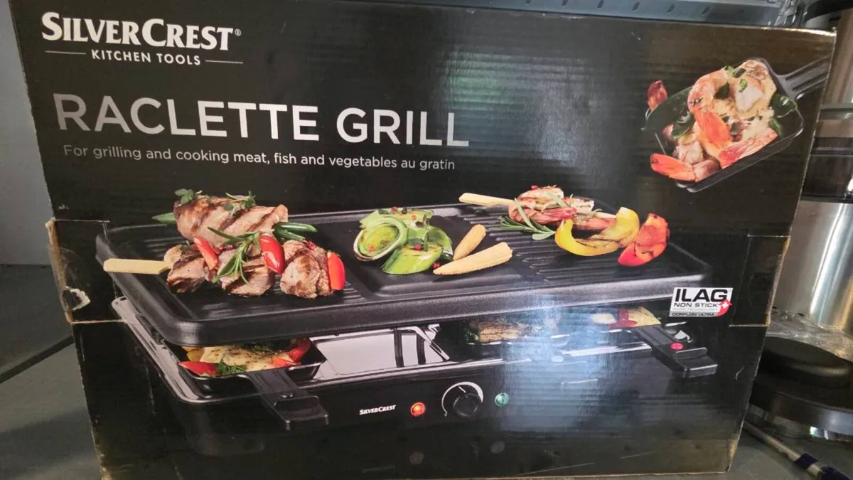 SilverCrest 8-Person Raclette Grill (1200W) - Image 1