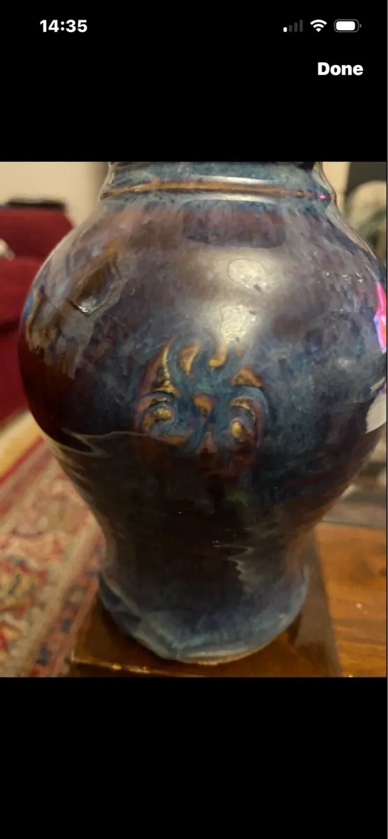 Large Colm De Ris Pottery Water Jug - Image 3