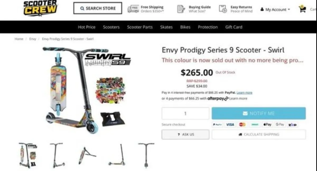 Envy Prodigy Series 9 Scooter - Image 2