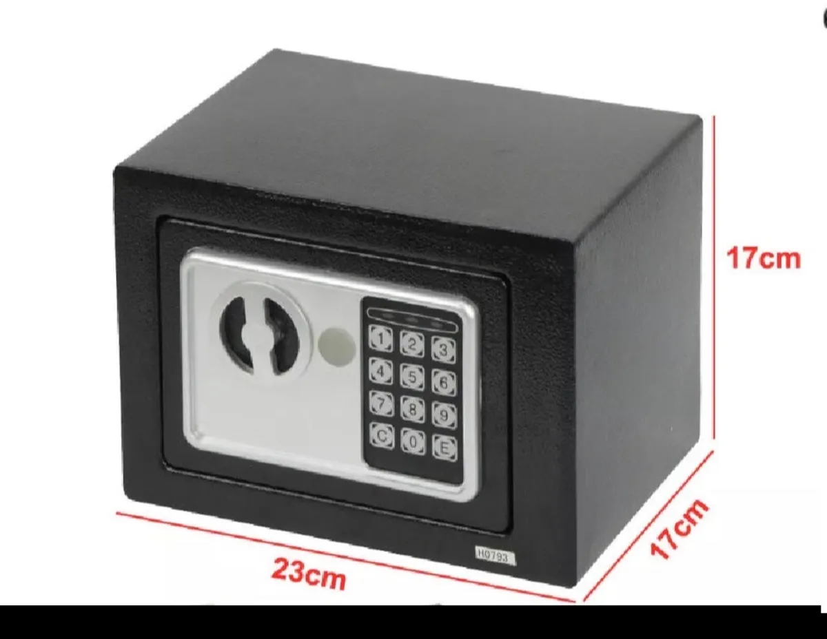 NEW Compact Digital Steel Safe for Home or Office - Image 2