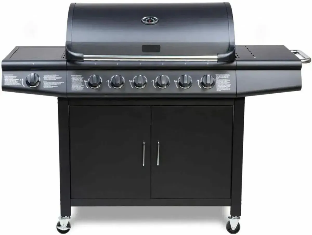 Barbecue Gas Grill 6 Burner Garden BBQ - Image 1