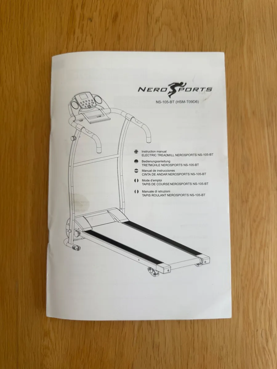 Nero Pro Folding Electric Treadmill + Heavy Duty M - Image 3