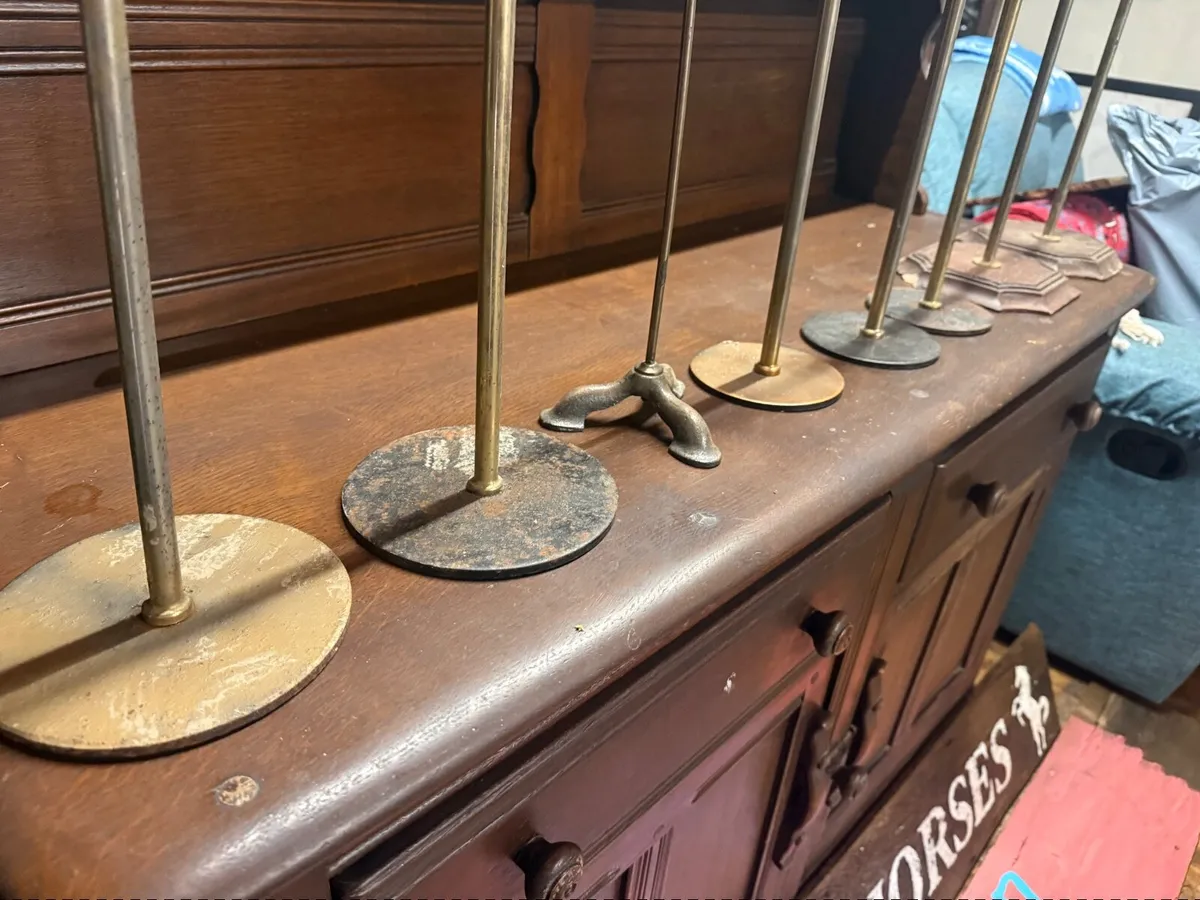 Eight antique  hat stands from Hattery  Millinery - Image 2