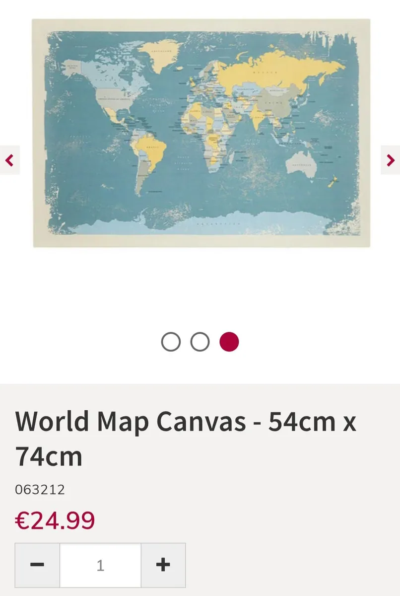 Canvas World Map - Image 3