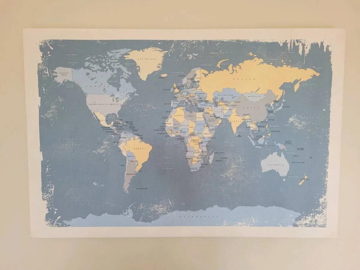 Canvas World Map - Image 2