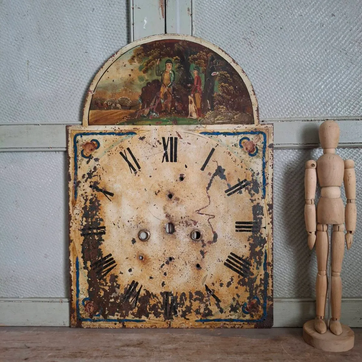 19th Century Iron Clock Dial - Image 1
