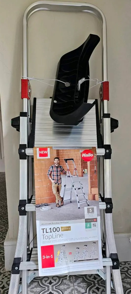Hailo TL100 Topline 3 way stepladder