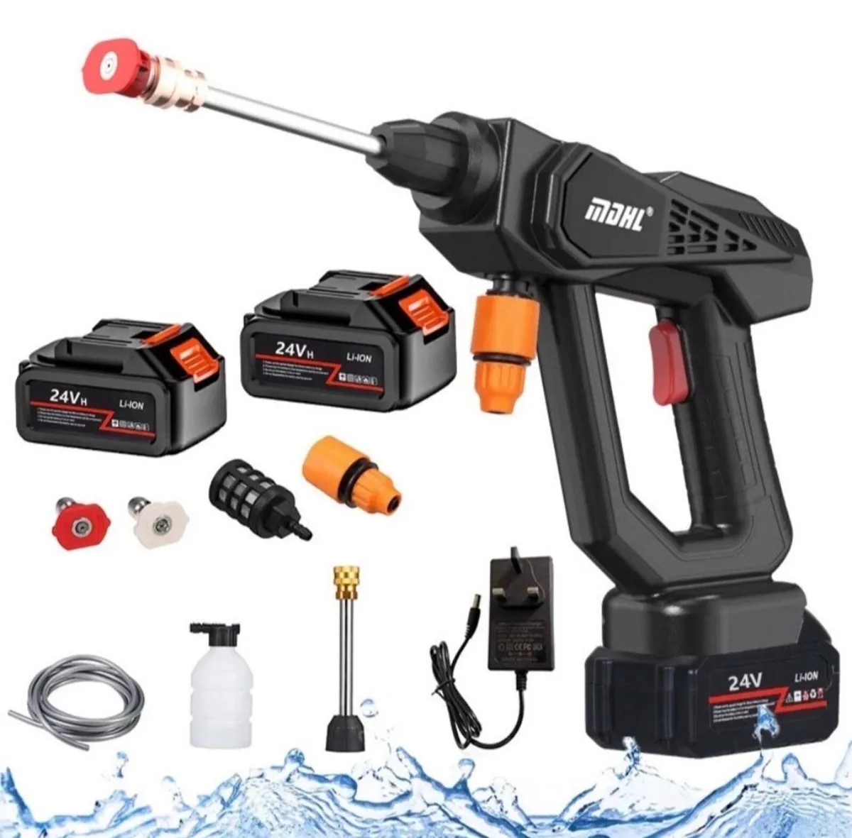 Portable Cordless Pressure with 2 Batteries NEW - Image 2