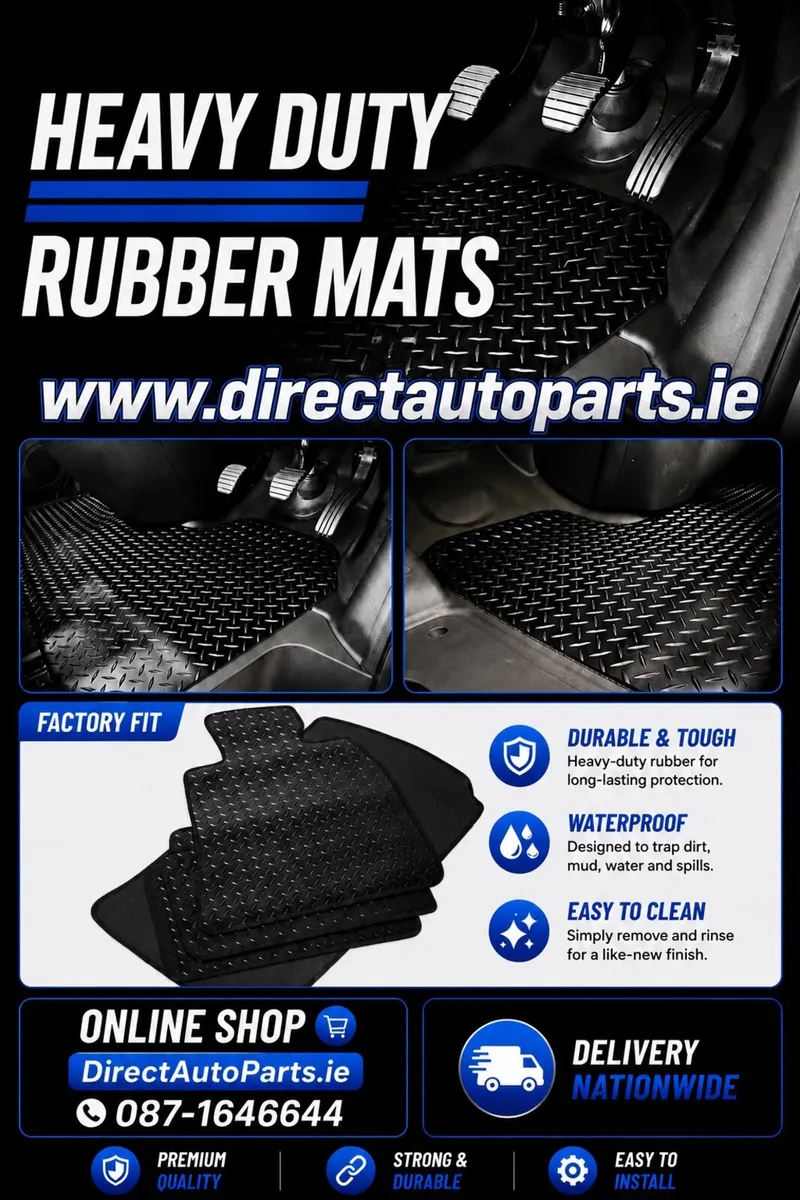 TAILORED FIT RUBBER FLOOR MATS - Image 1