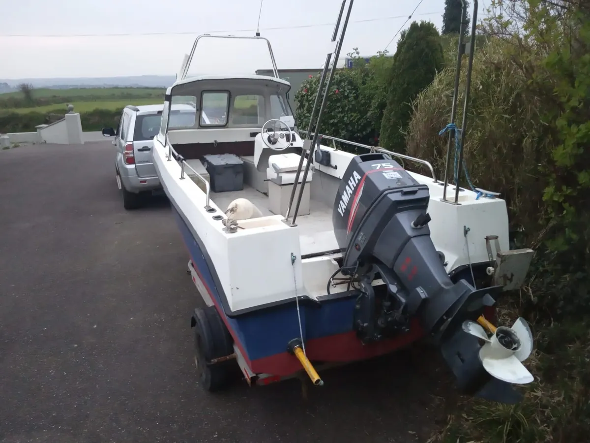 John Dory 17ft fishing boat 75hp Yamaha outboard - Image 3