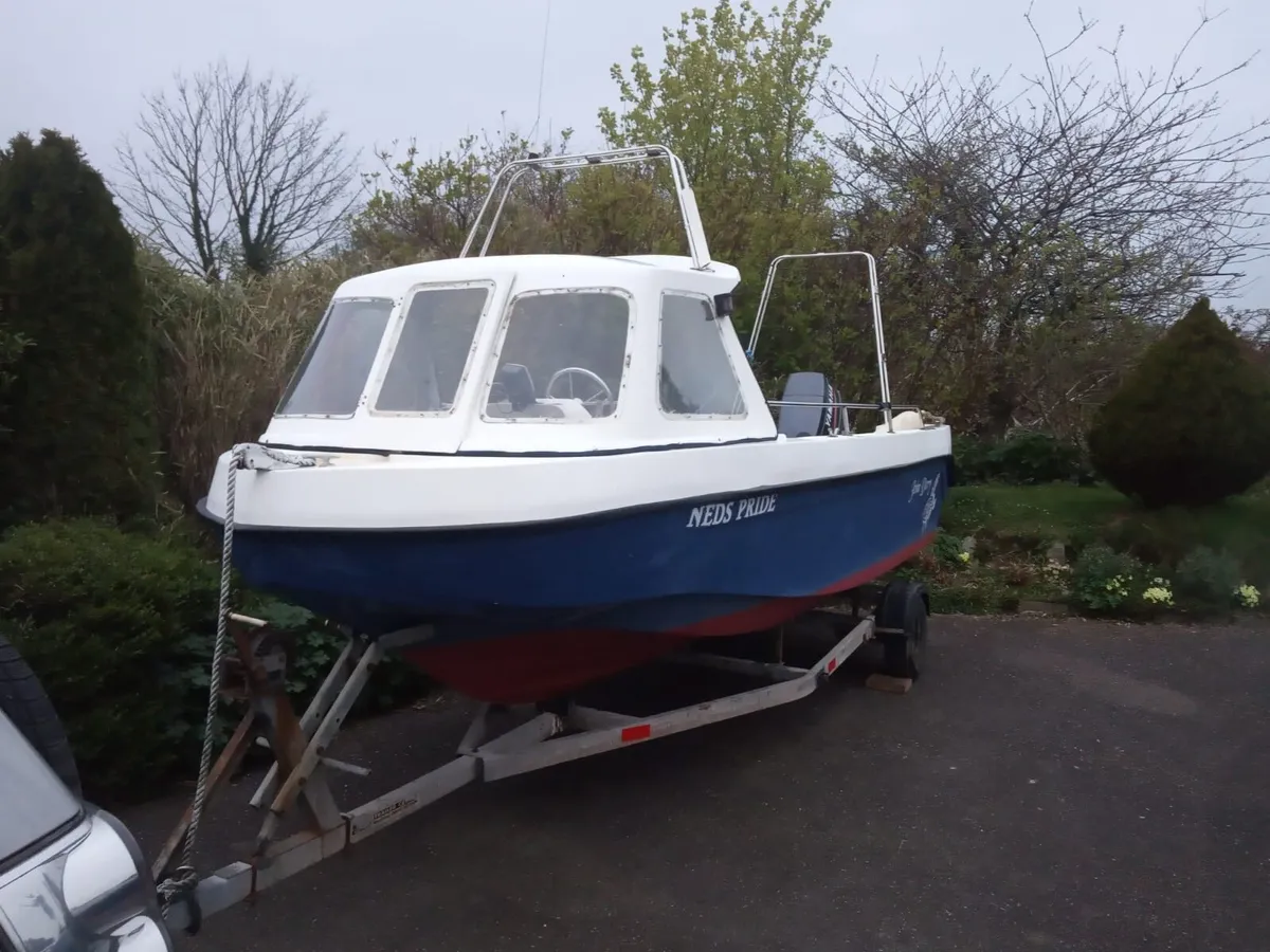 John Dory 17ft fishing boat 75hp Yamaha outboard - Image 1