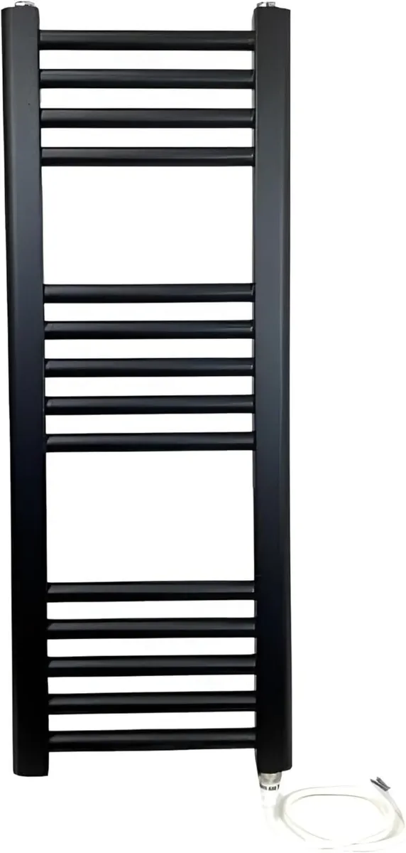 Electric Heated Towel Rail Straight 300MM - Image 1