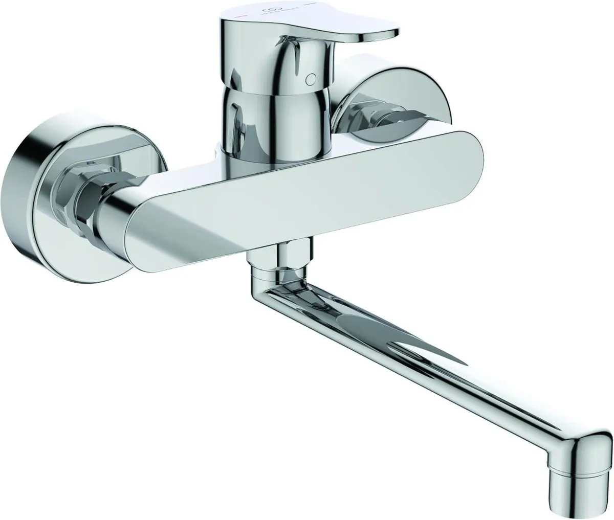 Cerabase Wall Mounted Single-Lever Kitchen Mixer - Image 1