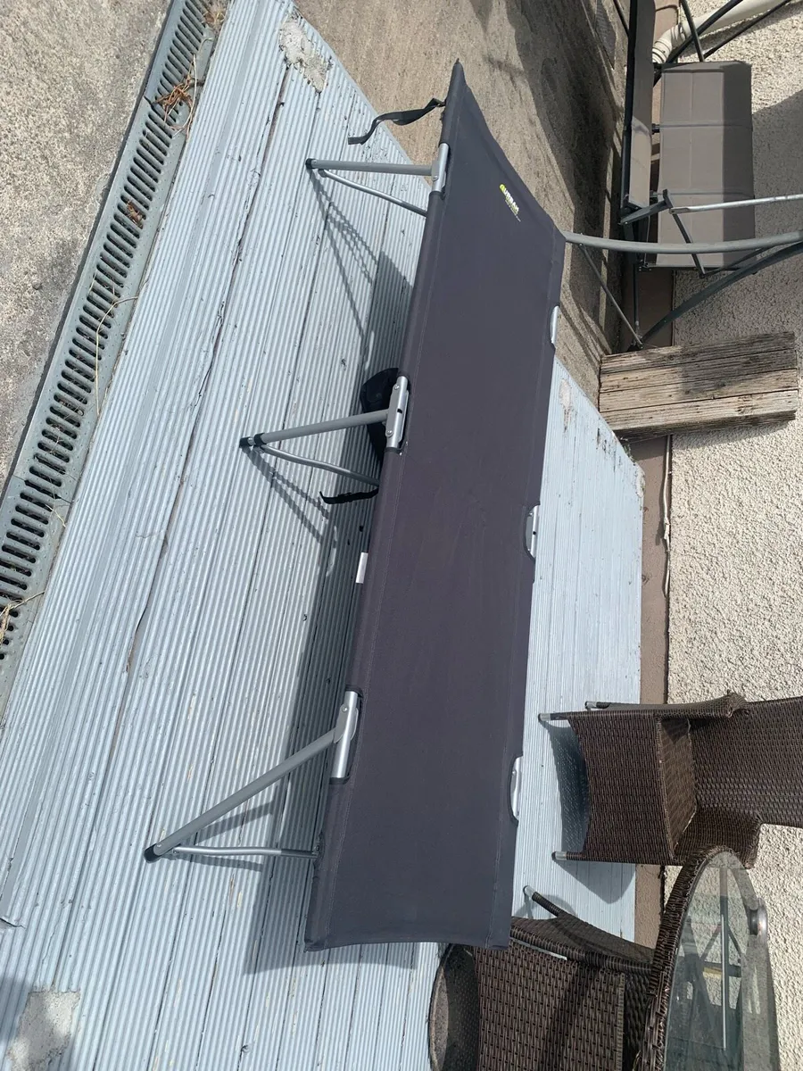 2 urban escape easy fold camp beds - Image 1