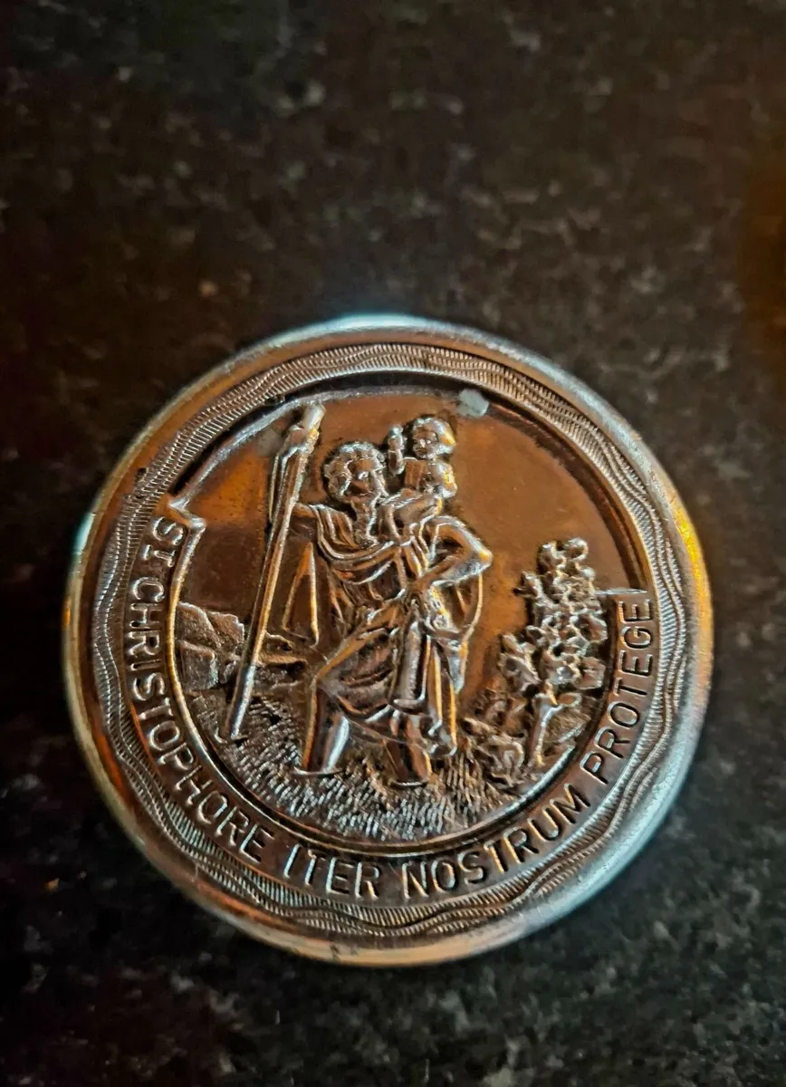 Vintage St. Christopher "Iter Nostrum Protege"... - Image 1