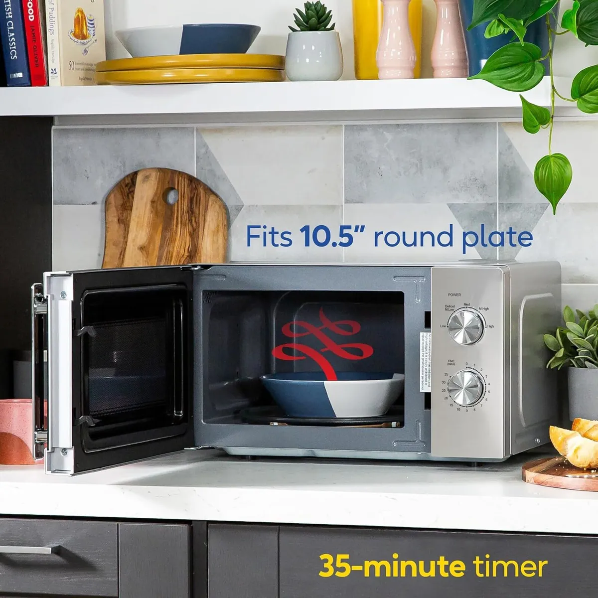 Stainless Steel Microwave 20 Litre 800W Solo - Image 3