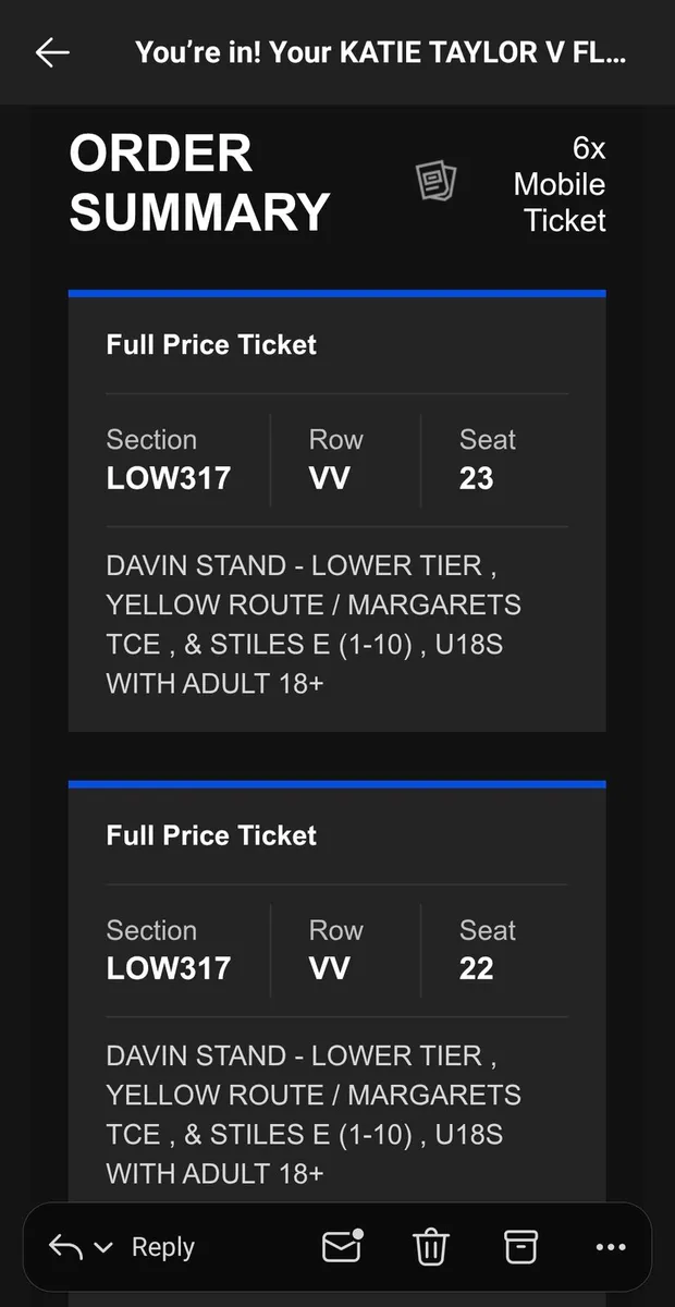 Katie Taylor tickets - Image 2