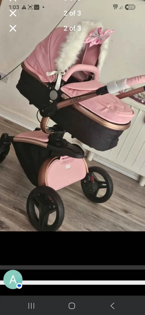 Beautiful pram 3 in 1 - Image 2