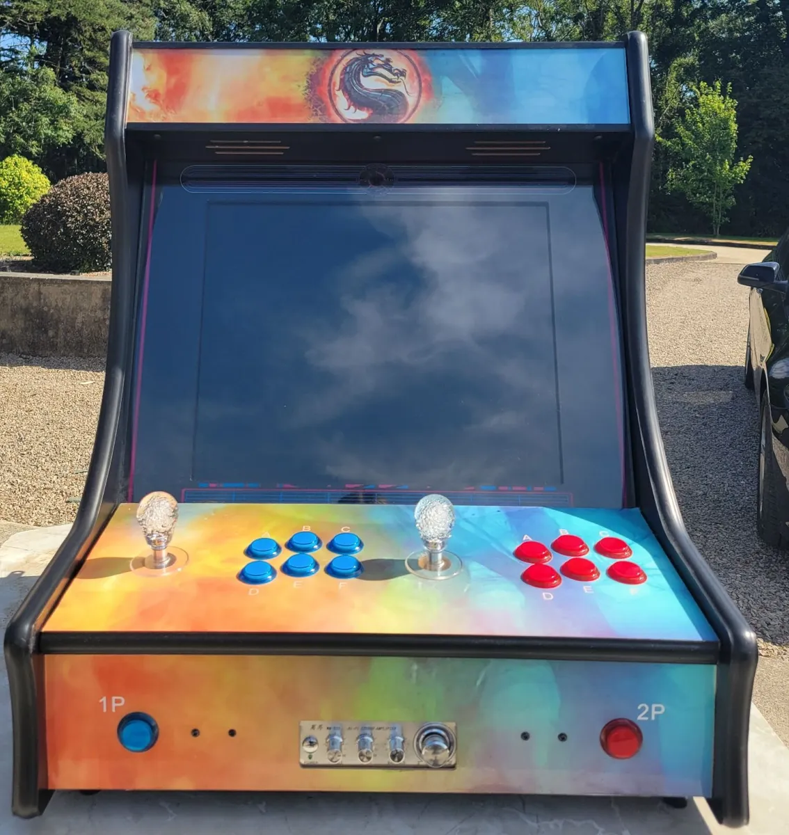 Arcade machine table top