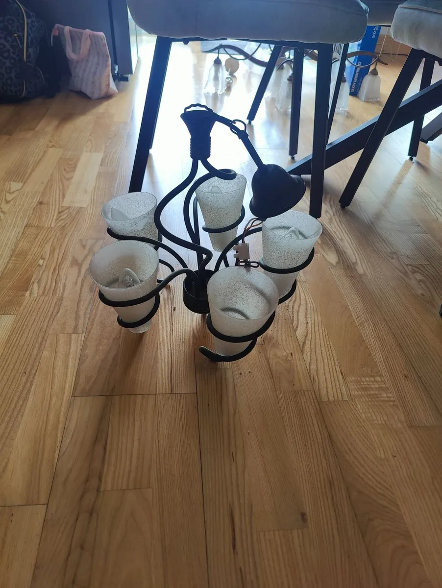 Black chandelier