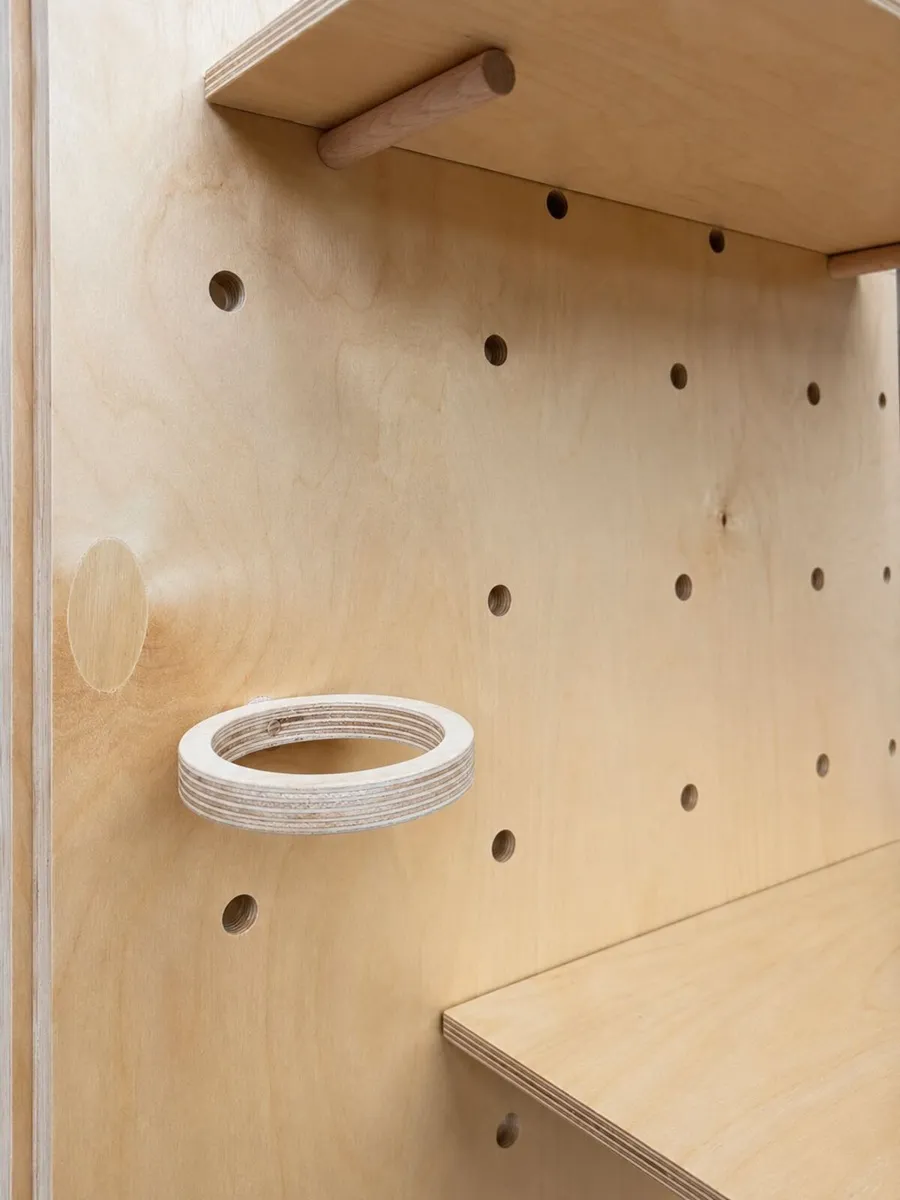 Complete Birch Ply Pegboard Shop Fit-Out 21 Panel - Image 4