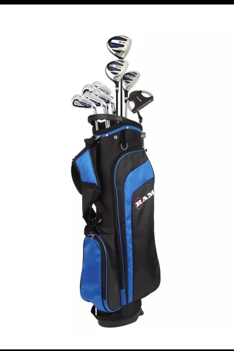 NEW Mens Golf Clubs Set with Stand Bag RAM Ez3 - Image 1