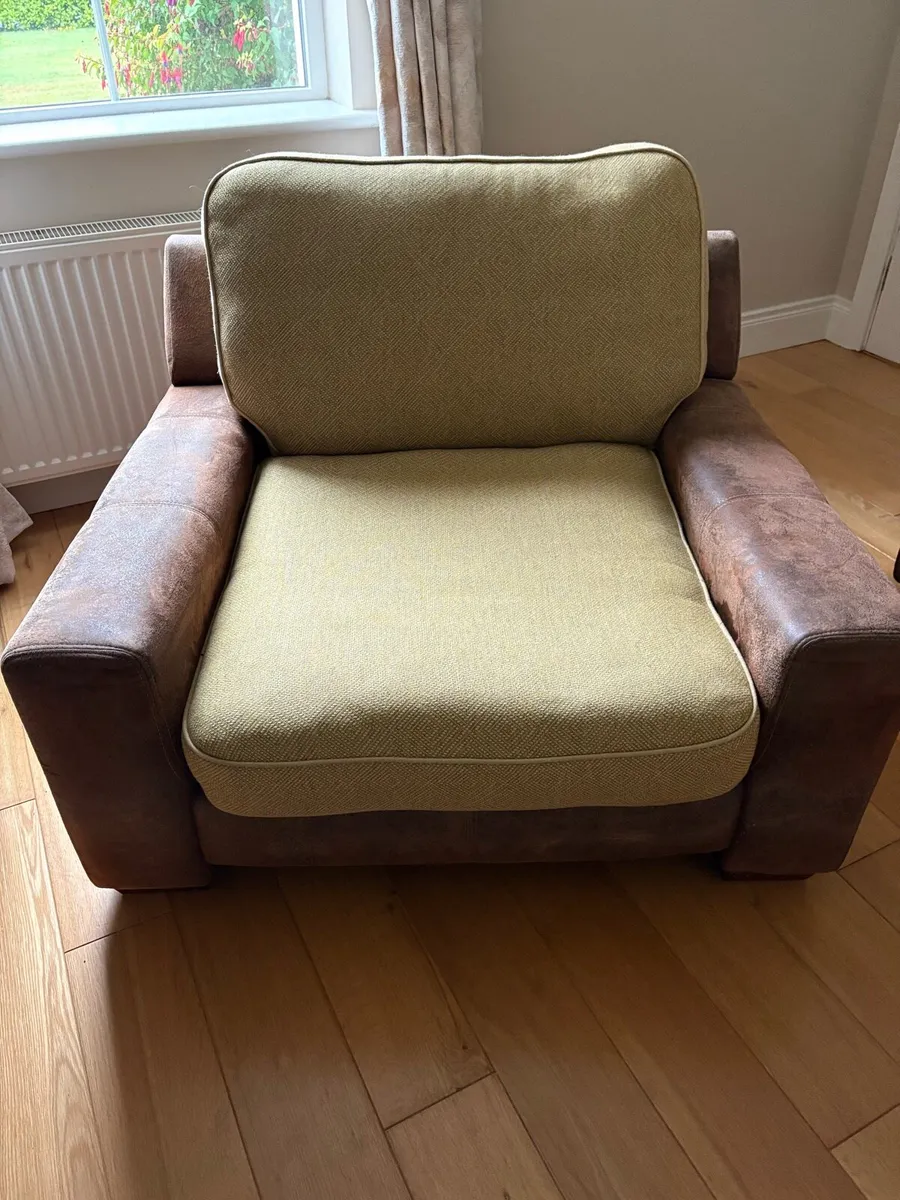 Harvey Norman 3 Seater & Arm Chair - Image 1