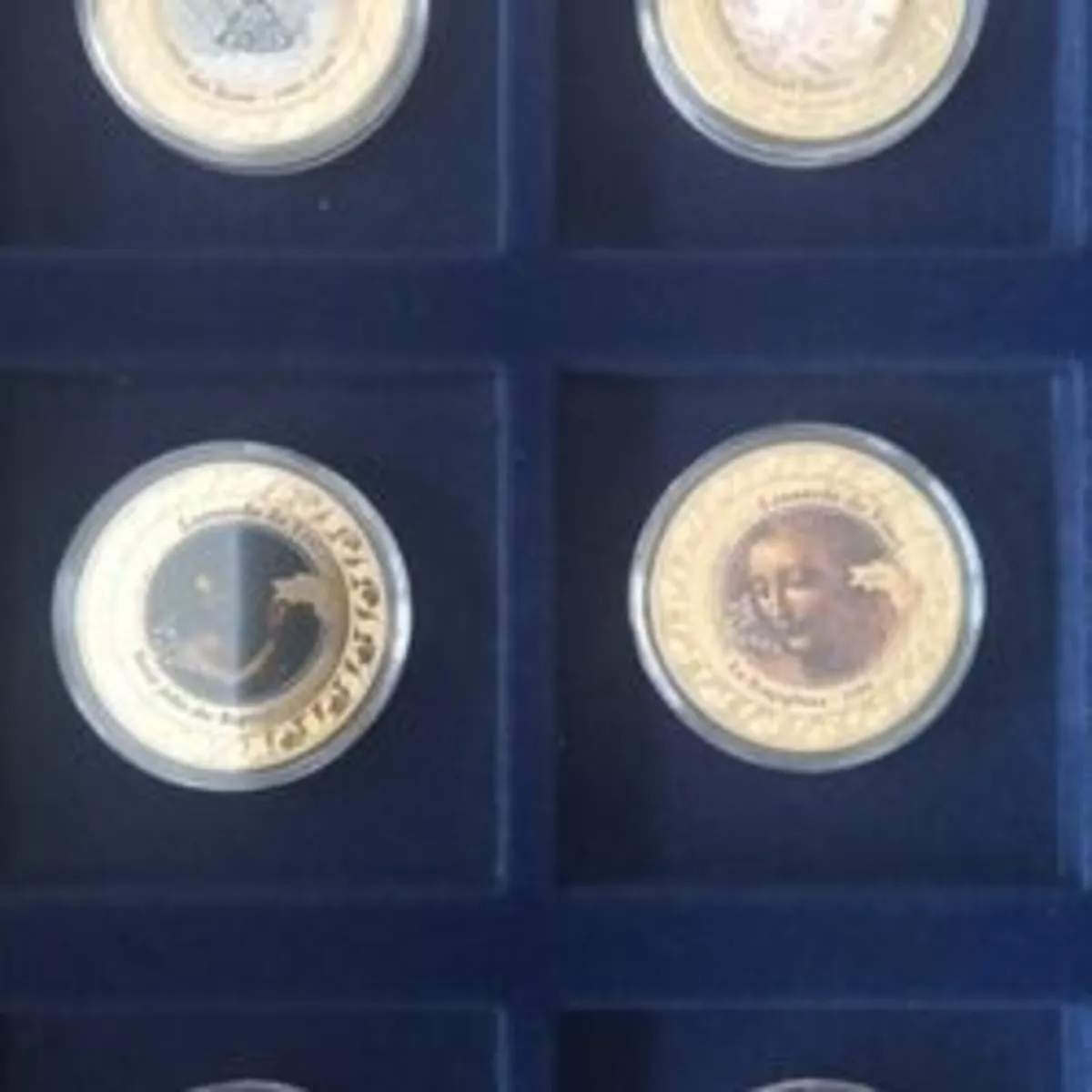 Leonardo Da Vinci Limited Edition Gold Coin Set - Image 4