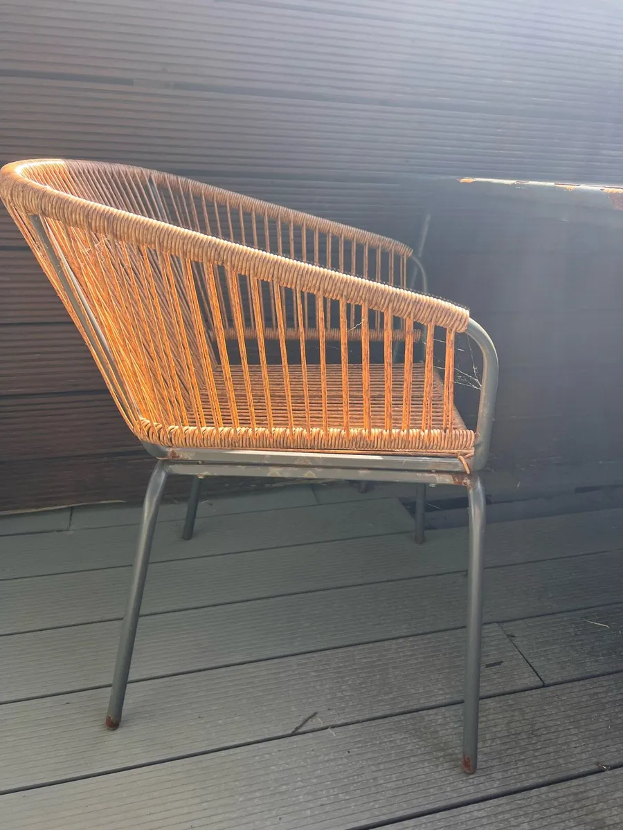 Garden Table and 2 Chairs - Image 2