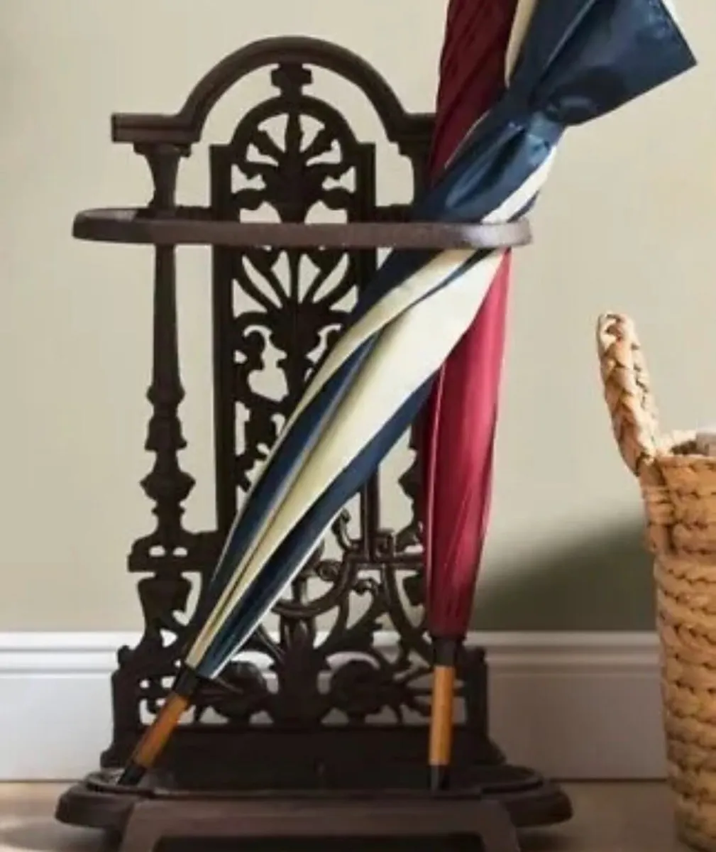 Cast Iron Umbrella Stand Vintage Style NEW - Image 4