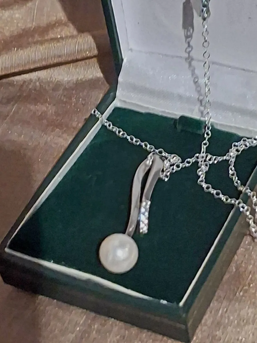 Vintage Real Pearl & 100% Sterling Silver ... - Image 2