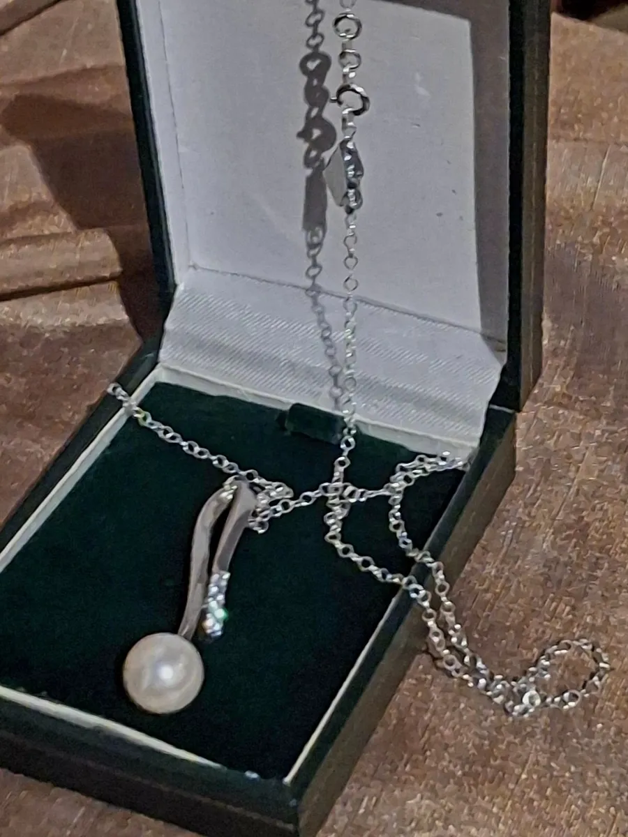 Vintage Real Pearl & 100% Sterling Silver ... - Image 3