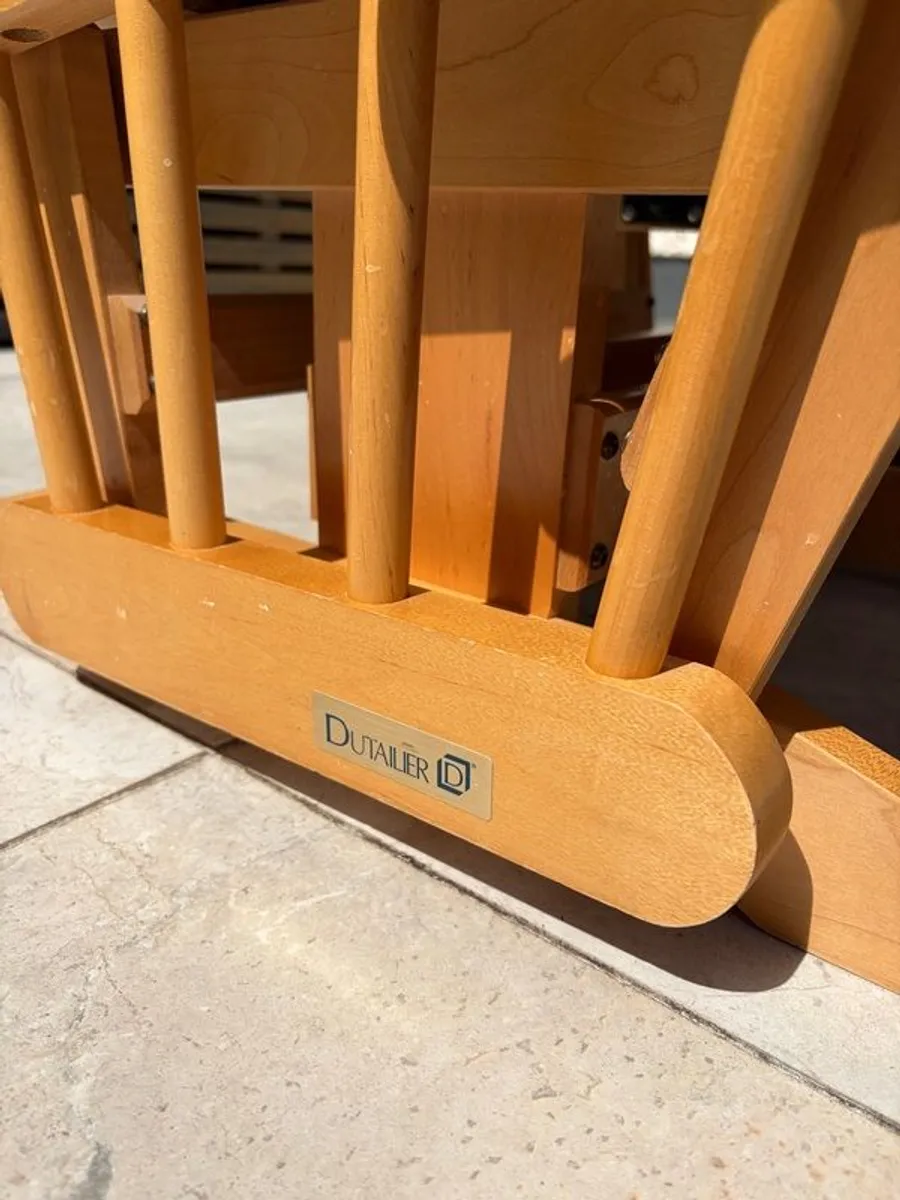 Nursing Rocking Chair with Footstool - Mamas & Papas / Dutalier - Image 3