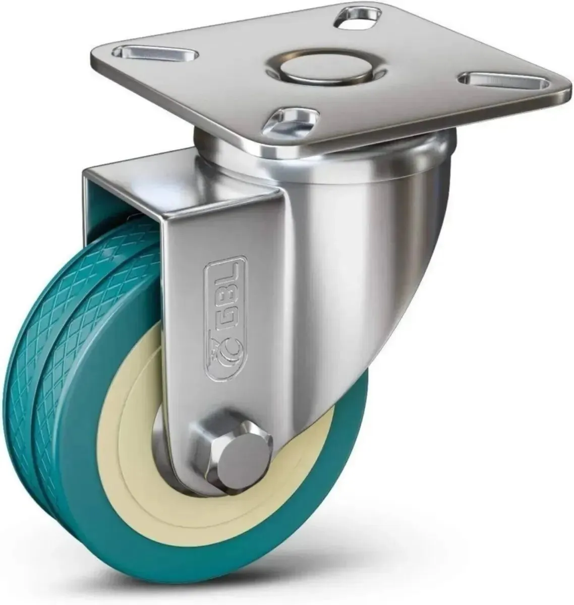 Castor Wheels 50mm Locking PU Rubber Casters 200KG - Image 3