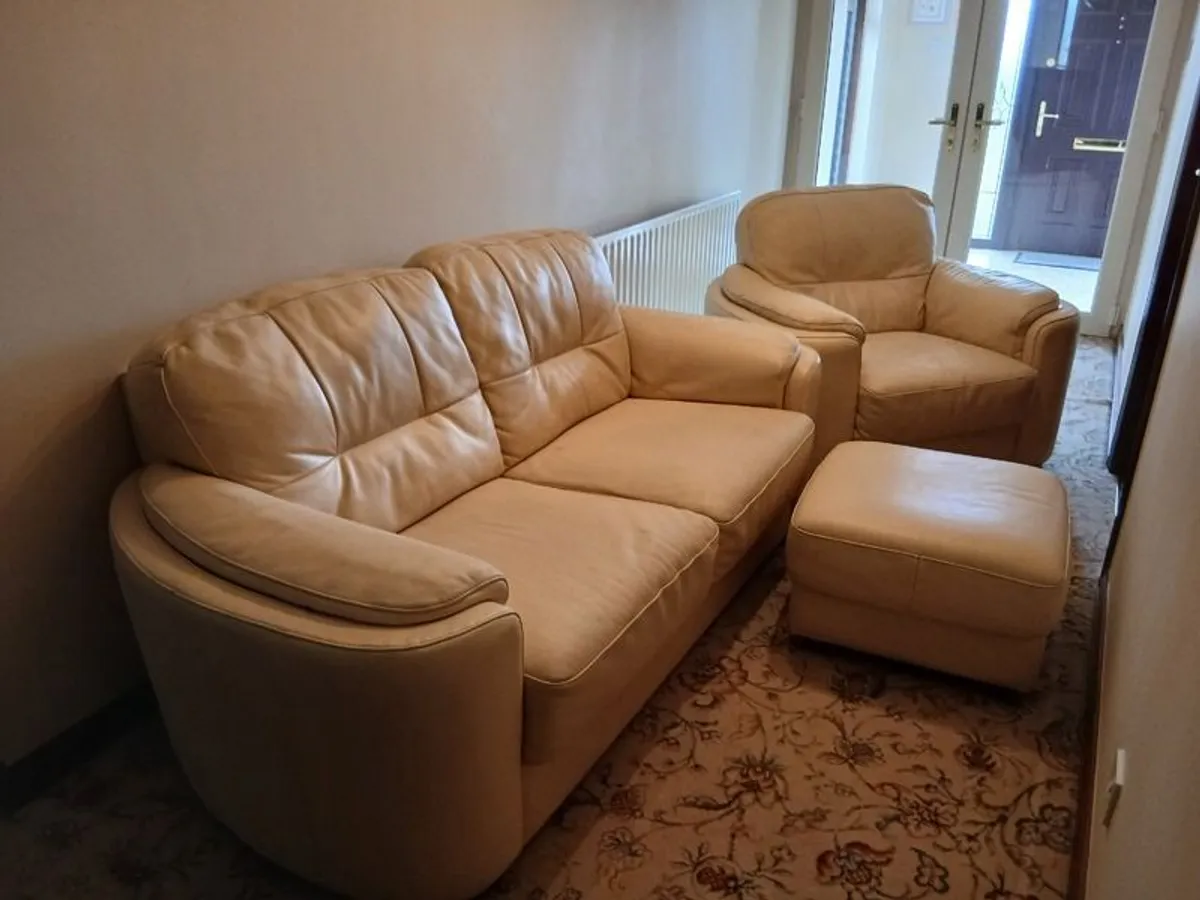 Leather suite