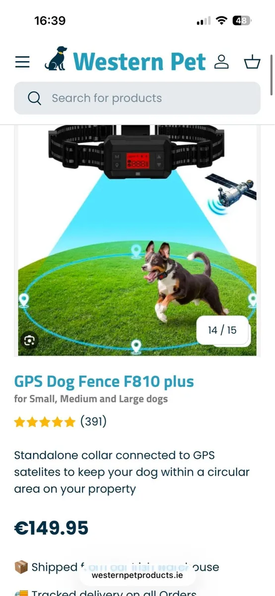 GPS dog collar