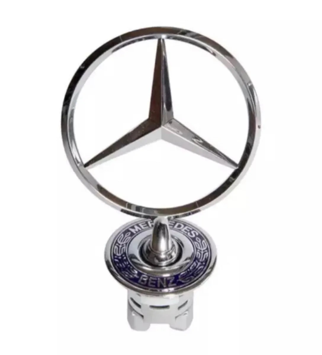NEW Raised Bonnet Emblem Mercedes 44mm - Image 1