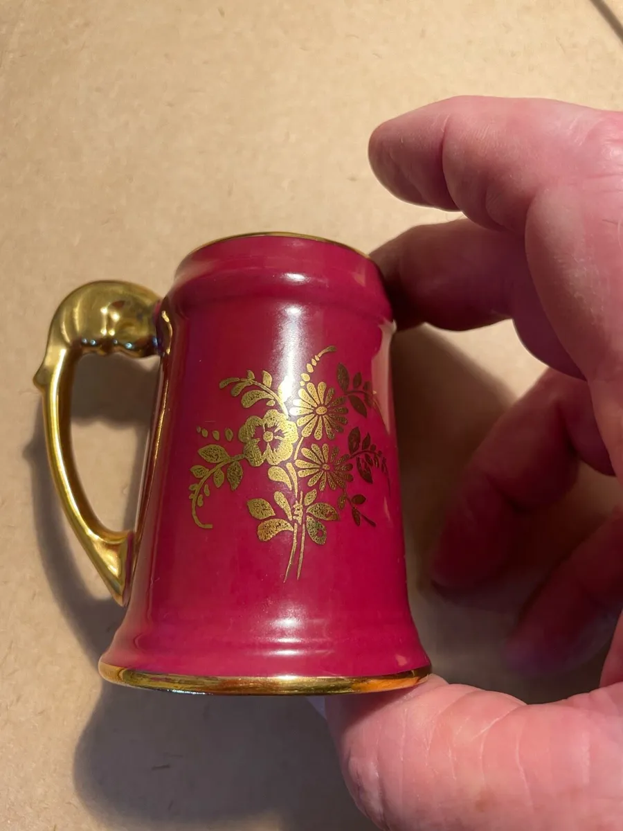Limoges Porcelain Miniature Tankard - Image 2