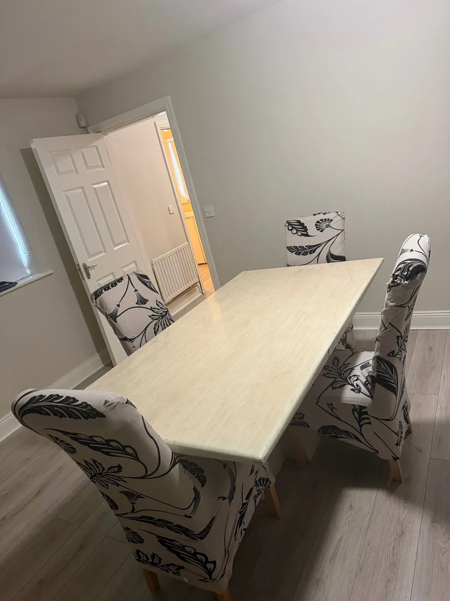 table entirely in marble - Image 2