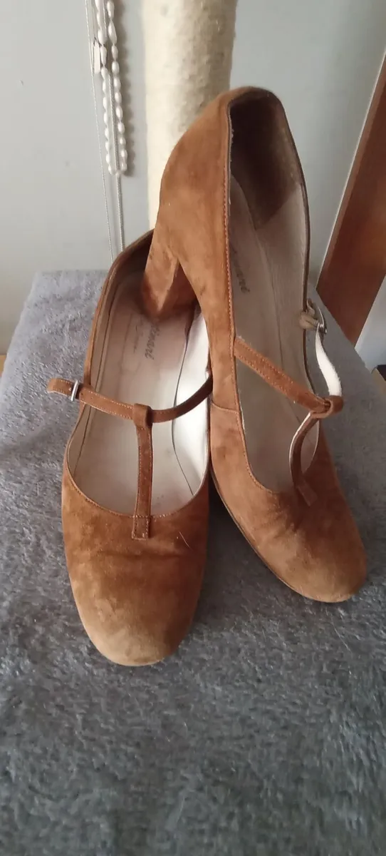 Carl Scarpa Suede Mary Jane Shoes - Image 1