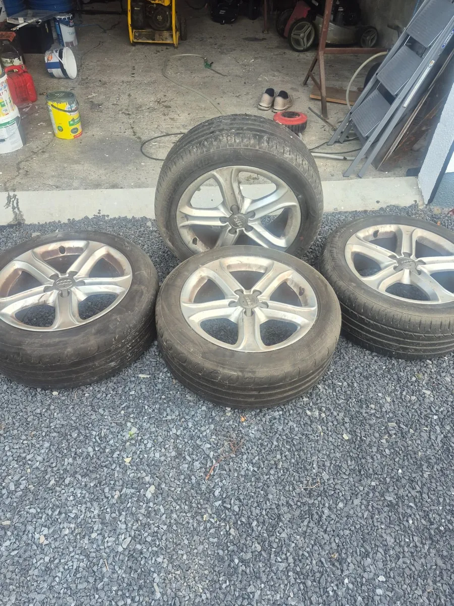 Alloys and tyres for audi - Image 1