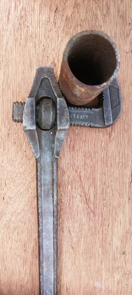 Antique Stilson Pipe Wrench - Image 1