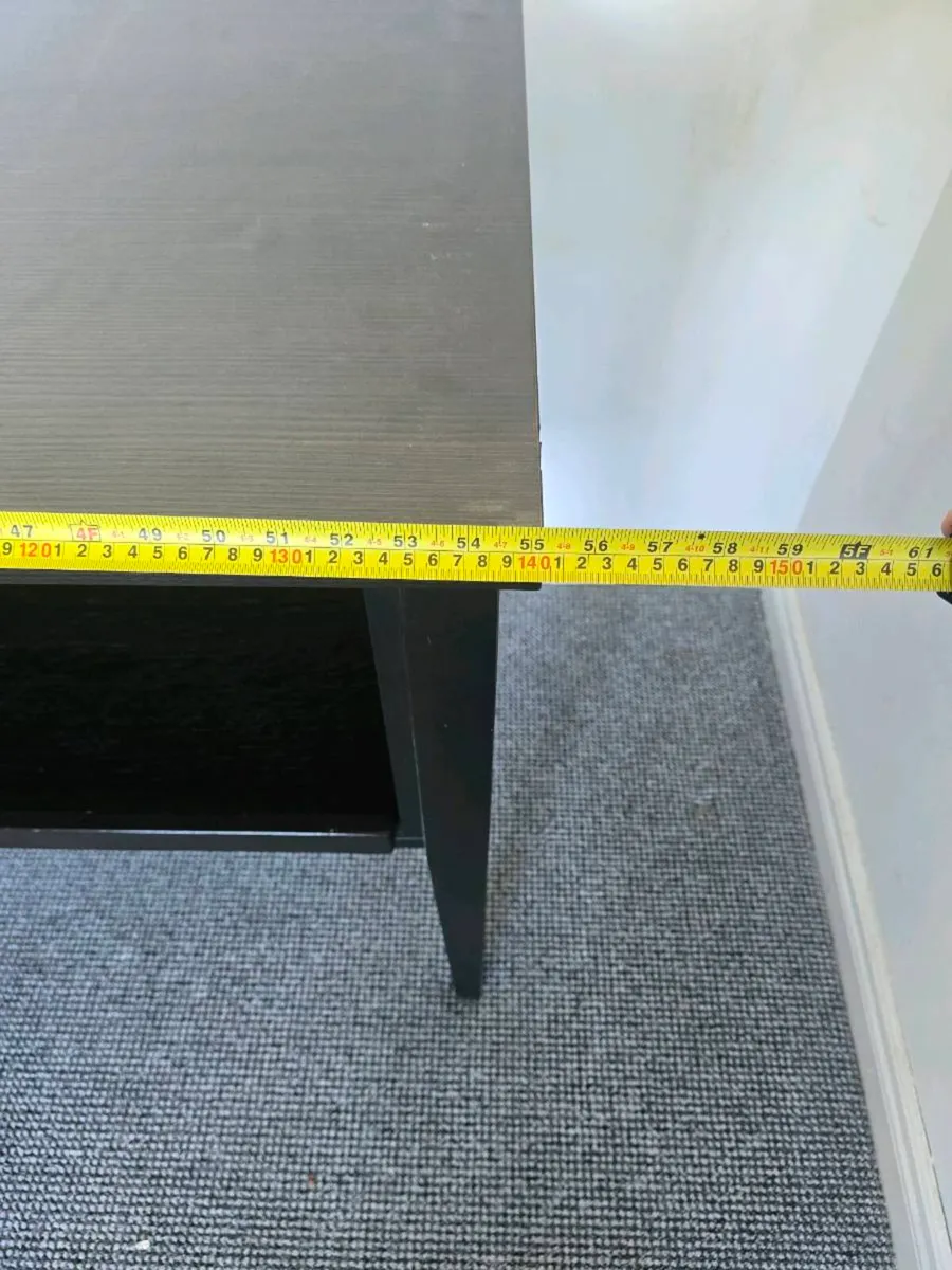 Solod wood desk with chair and chesterdraw - Image 3