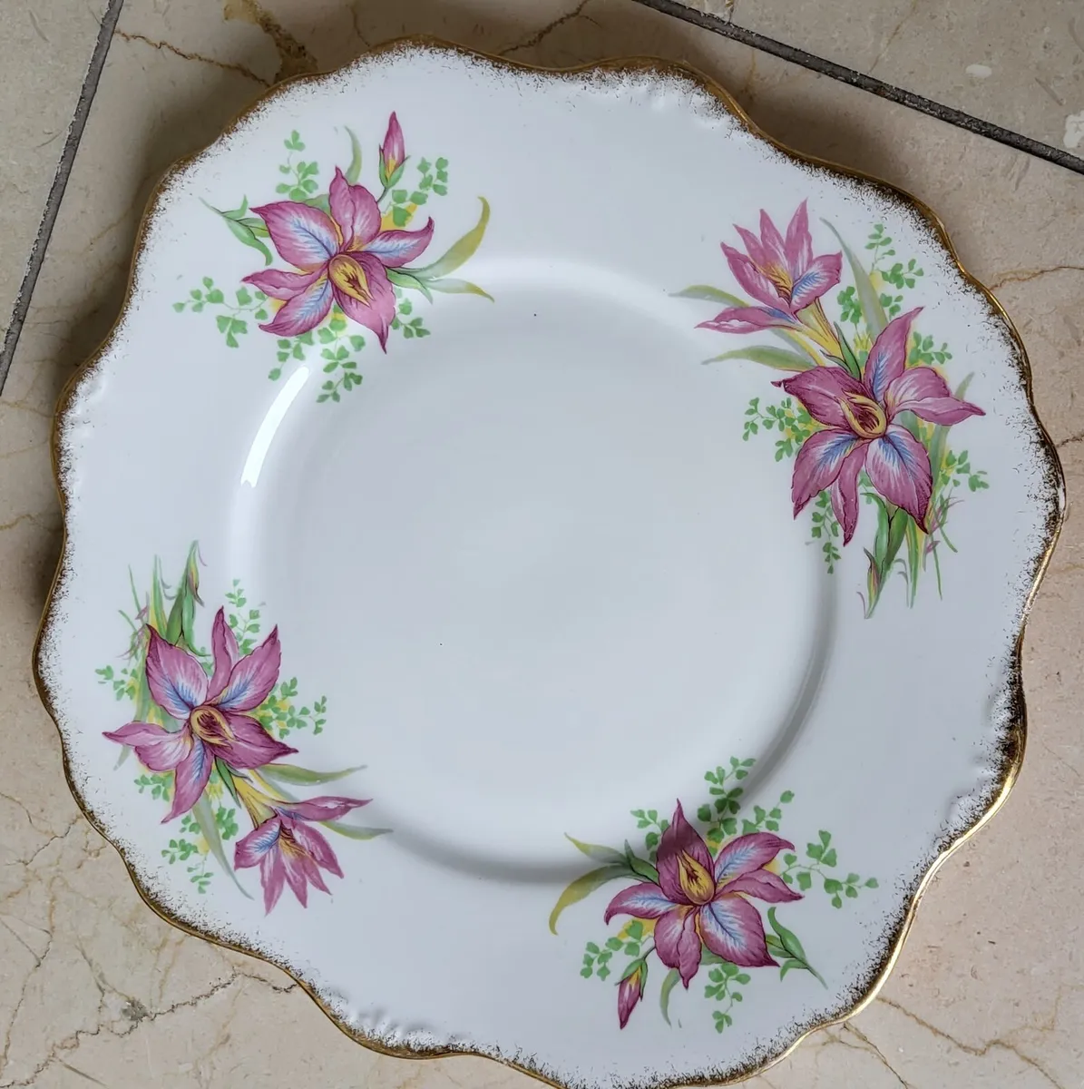 Beautiful bone china plate by Royal Stafford - Image 1