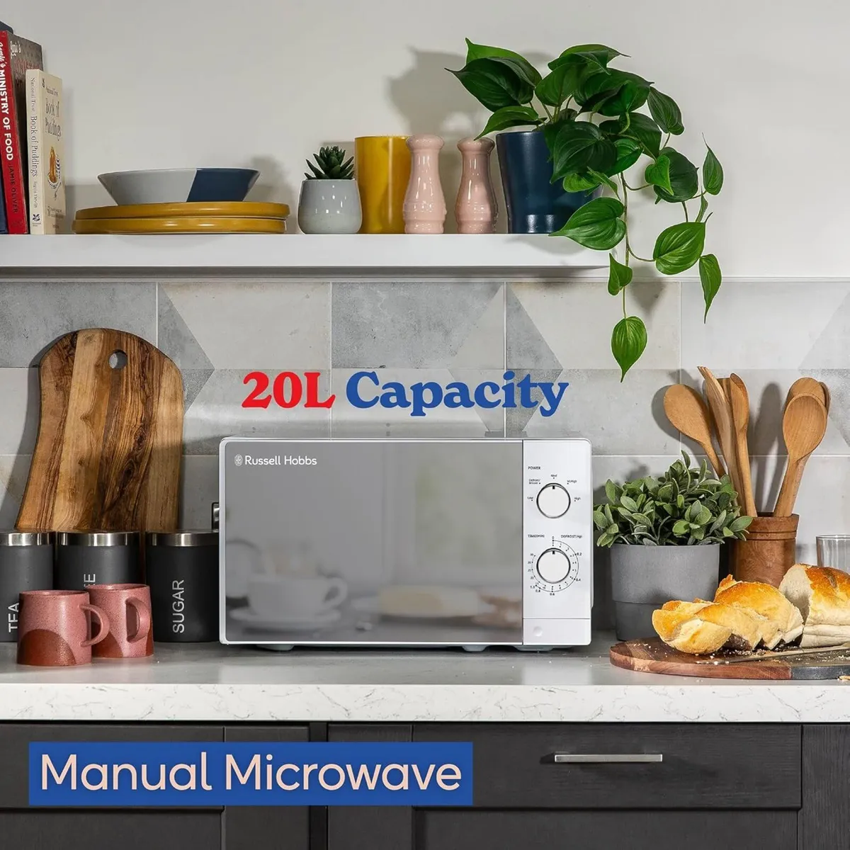 20 Litre 800W Solo Manual Microwave 5 Power - Image 4