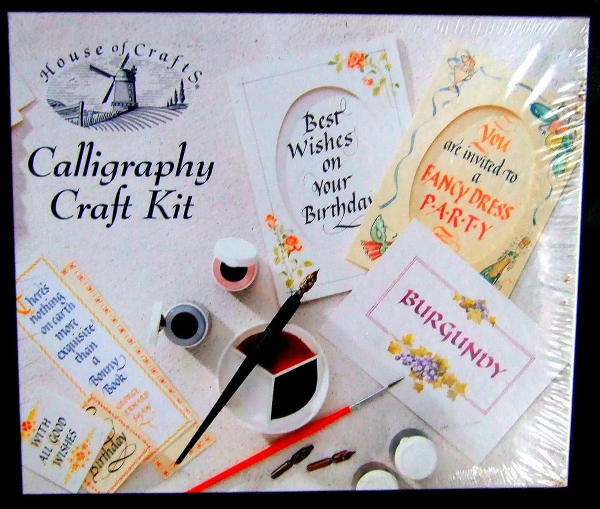 Brand New Sealed House of Crafts Calligraphy Kit - Image 4