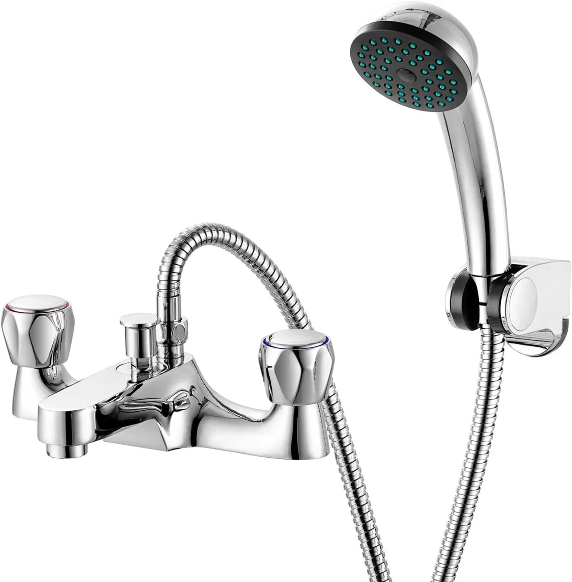 Bath Taps with Shower Attachment Monobloc Mixer - Image 1