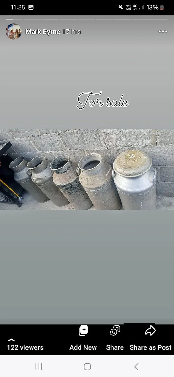 Milk churns