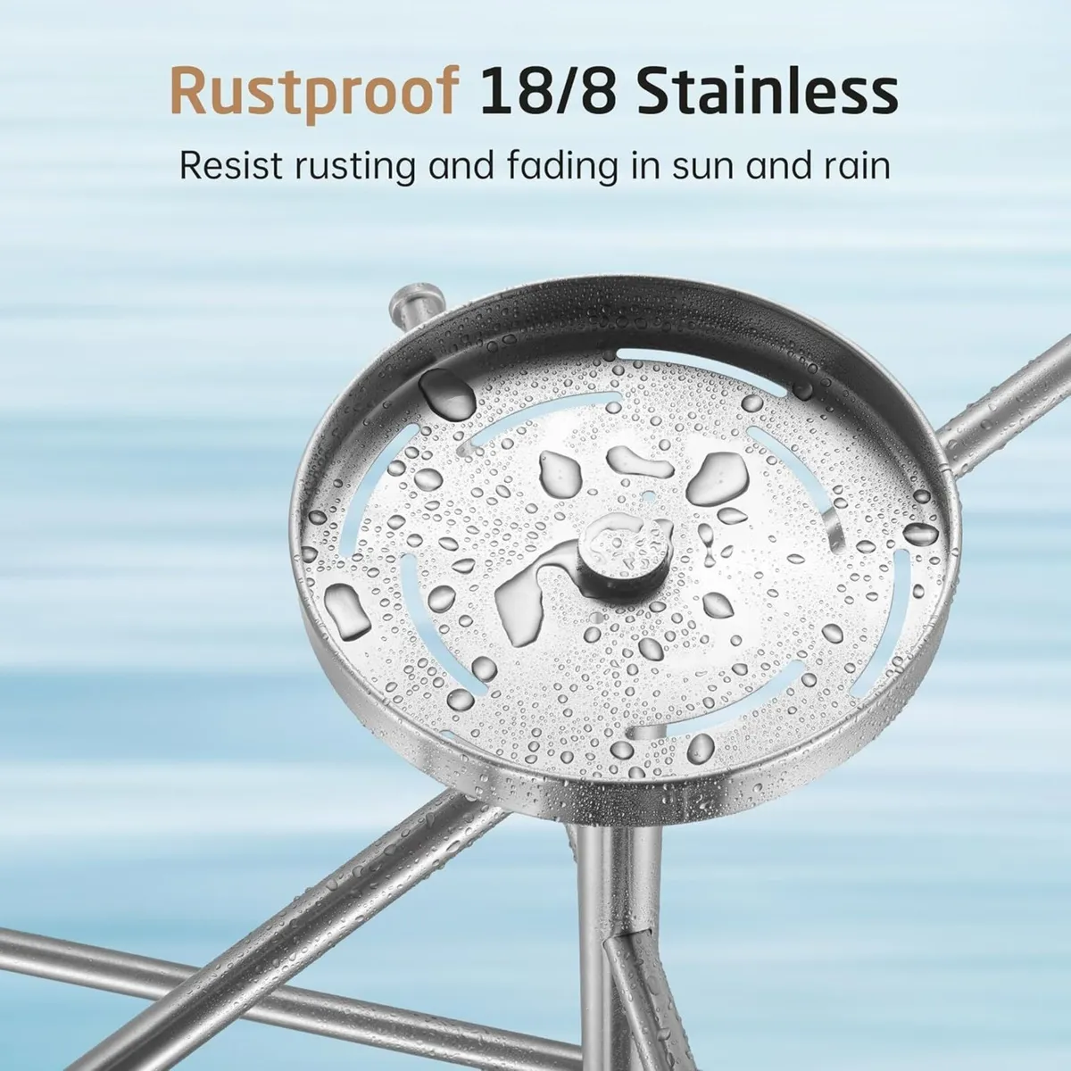 Natural Marble Free Standing Towel Rail 150CM Tall - Image 3
